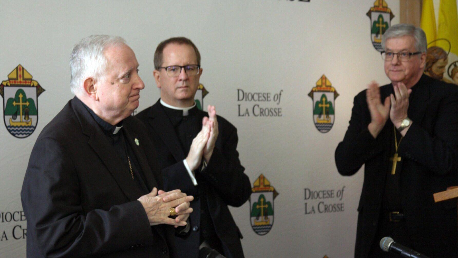 Gerard Battersby introduced as new La Crosse Diocese bishop; will take over from retiring Bishop Callahan